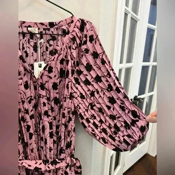 NWT Matilda Jane Good Hart GH Holiday Party Floral Pleated Dress - Picture 11 of 13